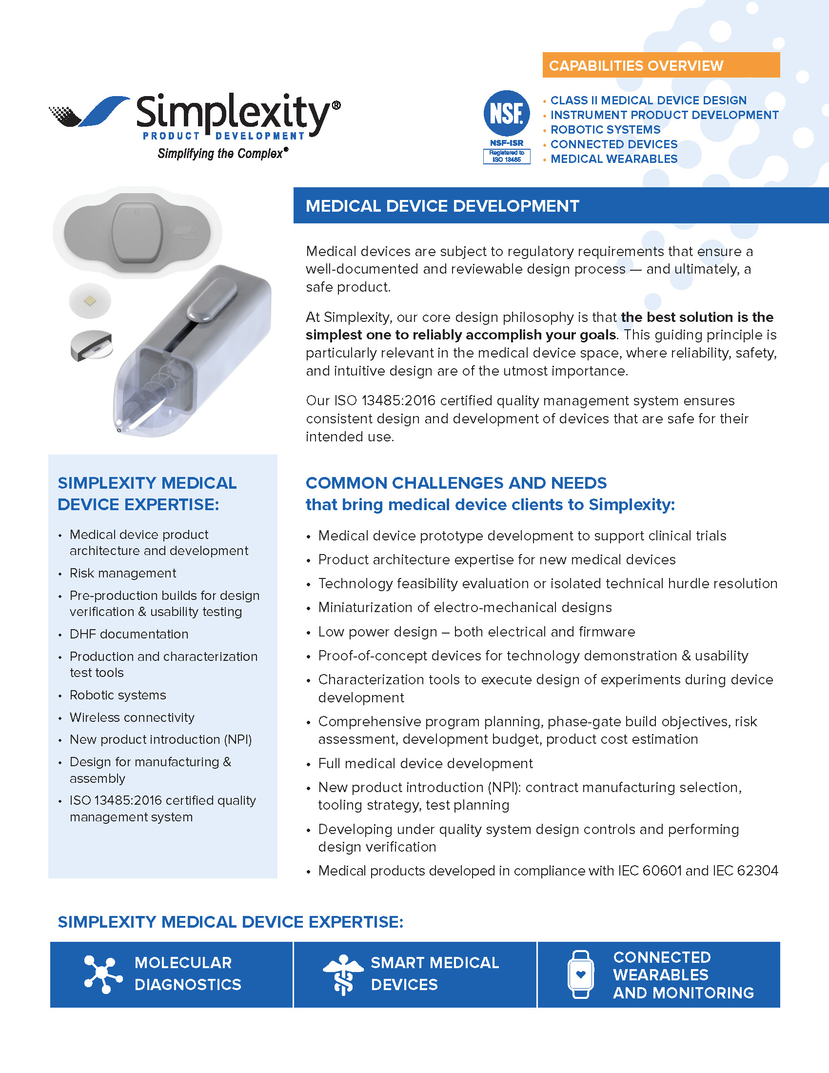 Download our Medical Device Capabilities Overview: