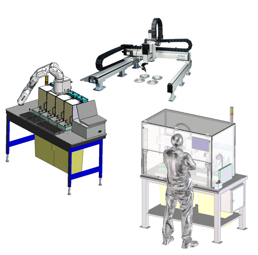 Selection process in CAD. SCARA Robot Design.