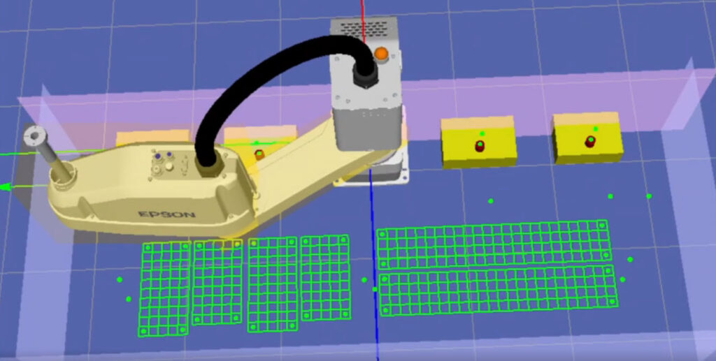 SCARA Robot Design Simulation 